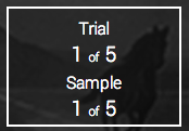 Image of the track and trial counters